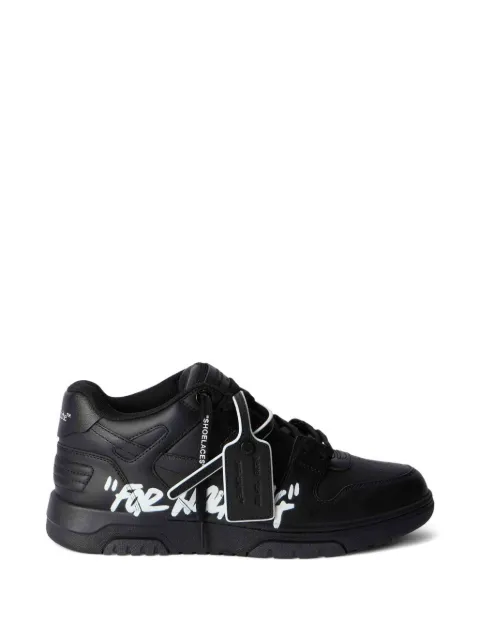 Off-White lettering-print tag sneakers