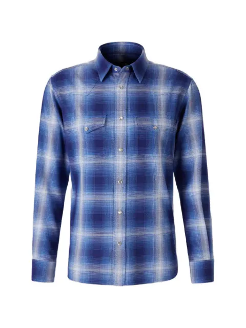 TOM FORD checked pocket shirt