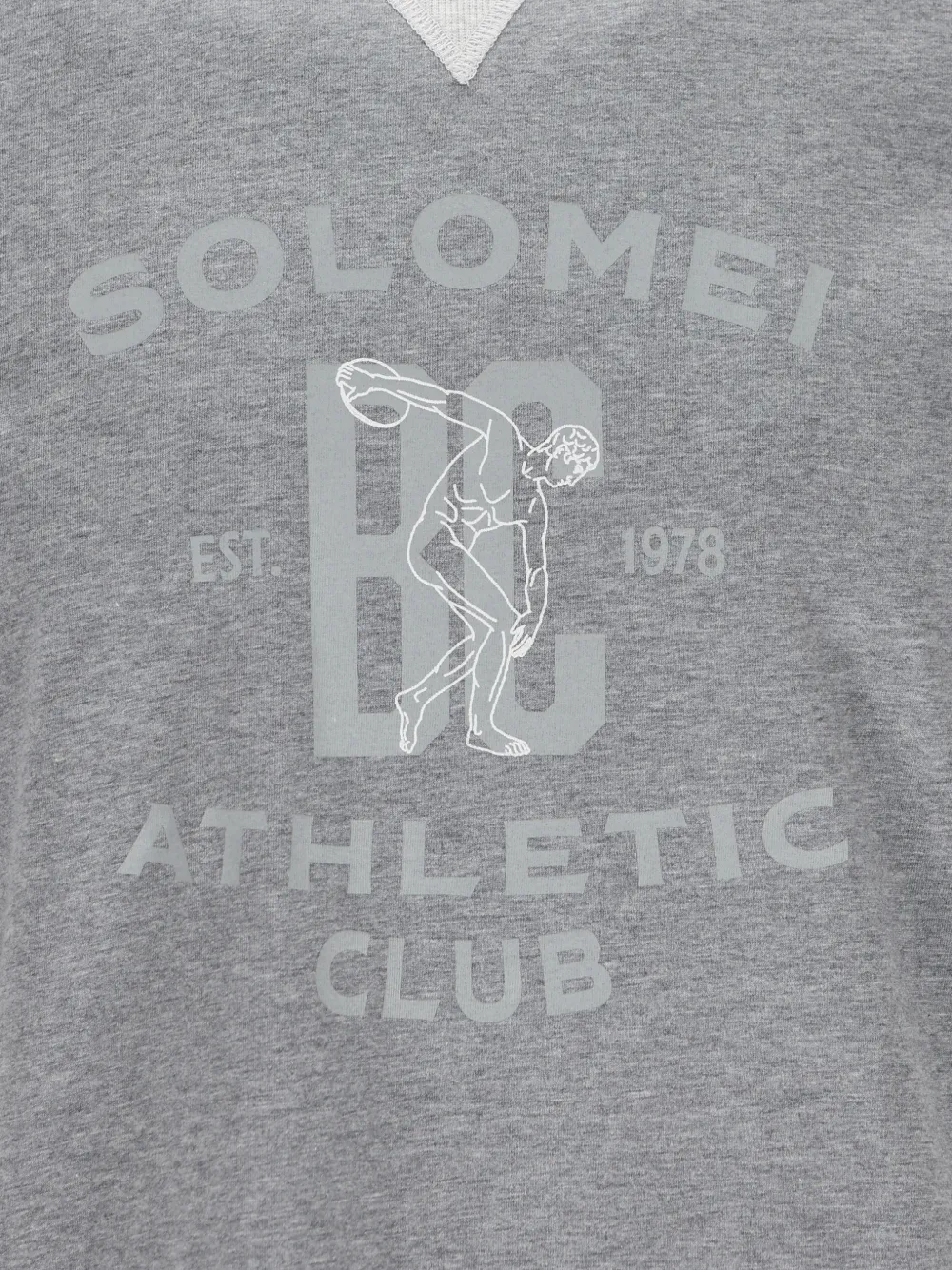 Brunello Cucinelli T-shirt met tekst Grijs