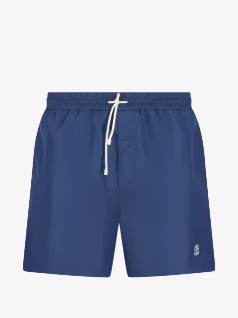 Brunello Cucinelli logo-detail swim short