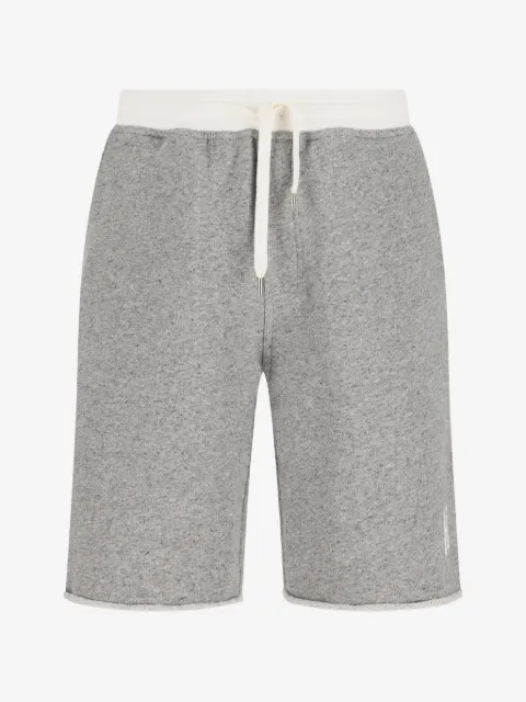 Brunello Cucinelli cotton and linen mélange French terry Bermuda shorts with logo