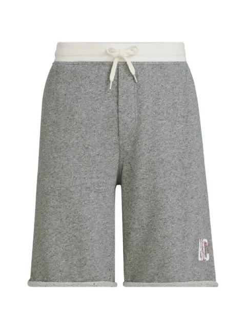 Brunello Cucinelli cotton and linen mélange French terry Bermuda shorts with logo