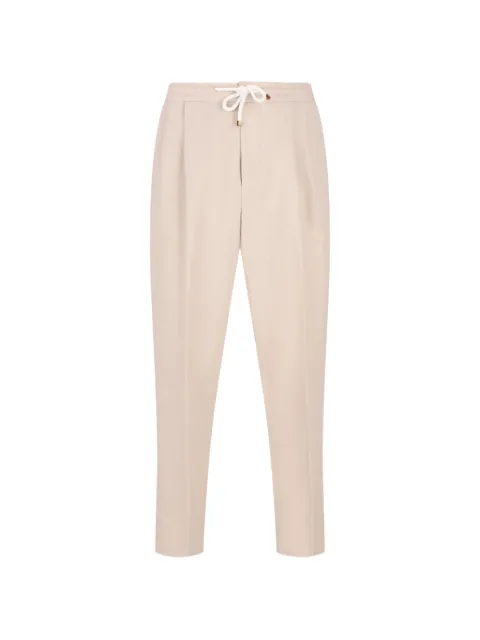 Brunello Cucinelli drawstring tapered trousers