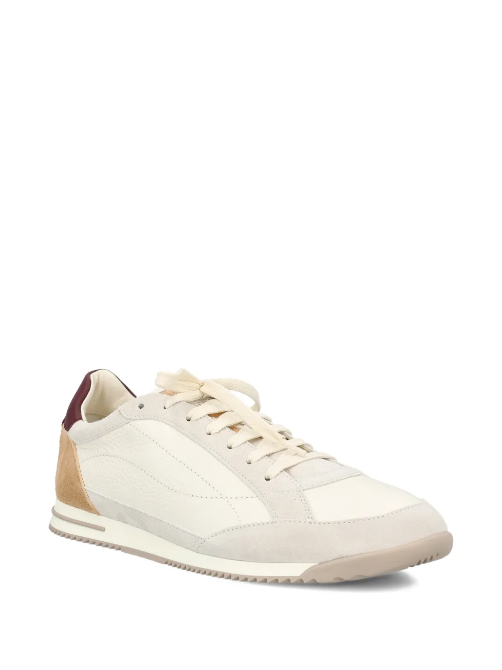 Brunello Cucinelli Sneakers met vlakken Beige