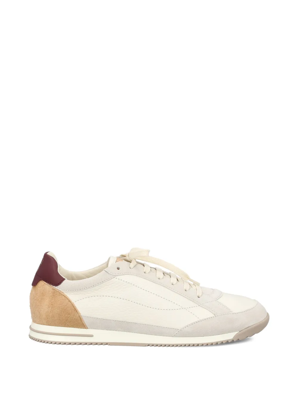 Brunello Cucinelli Sneakers met vlakken Beige