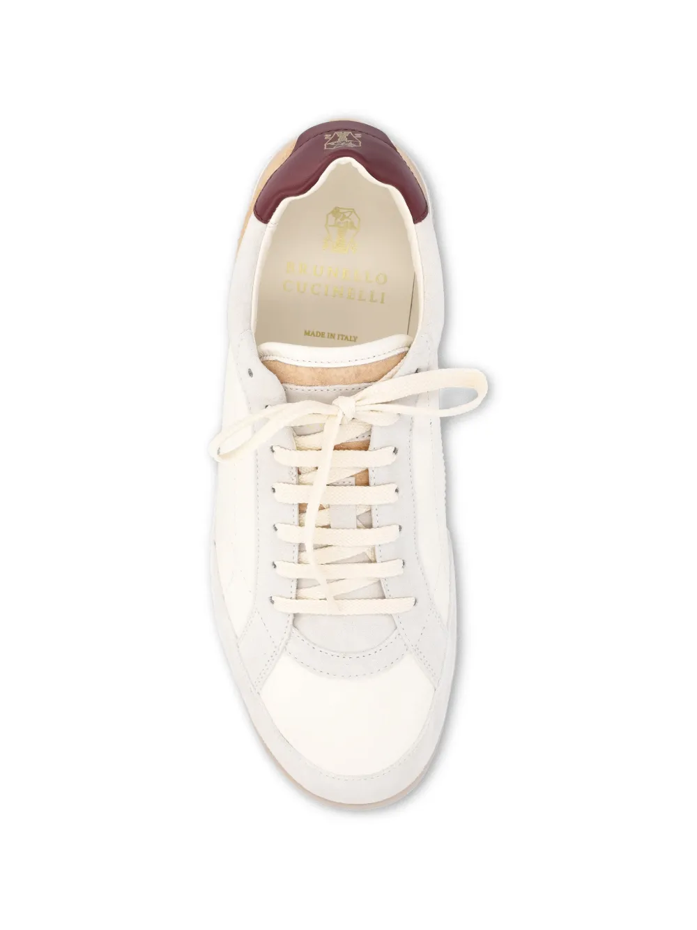Brunello Cucinelli Sneakers met vlakken Beige