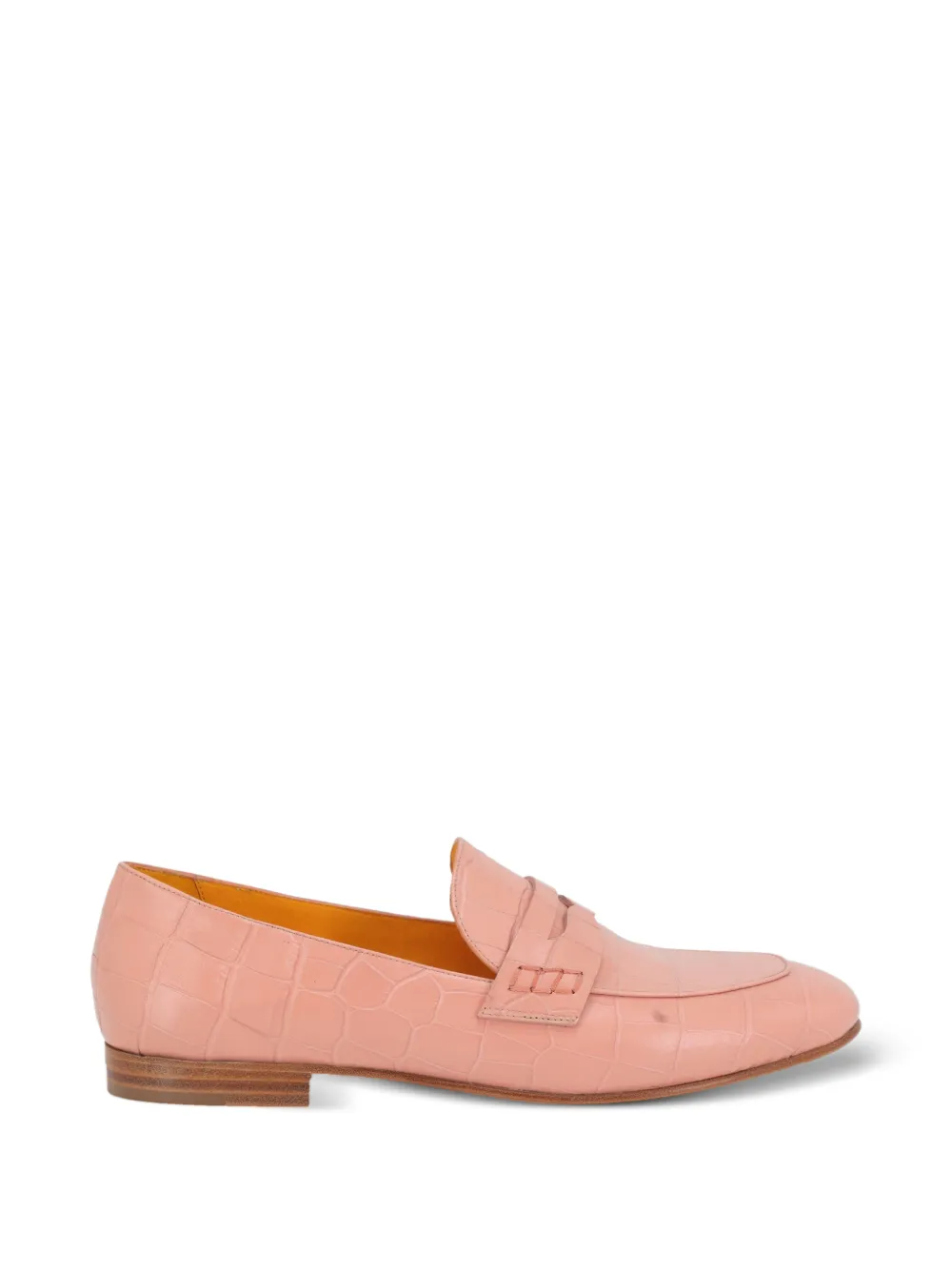 Madison.Maison croc-effect loafers - Rosa