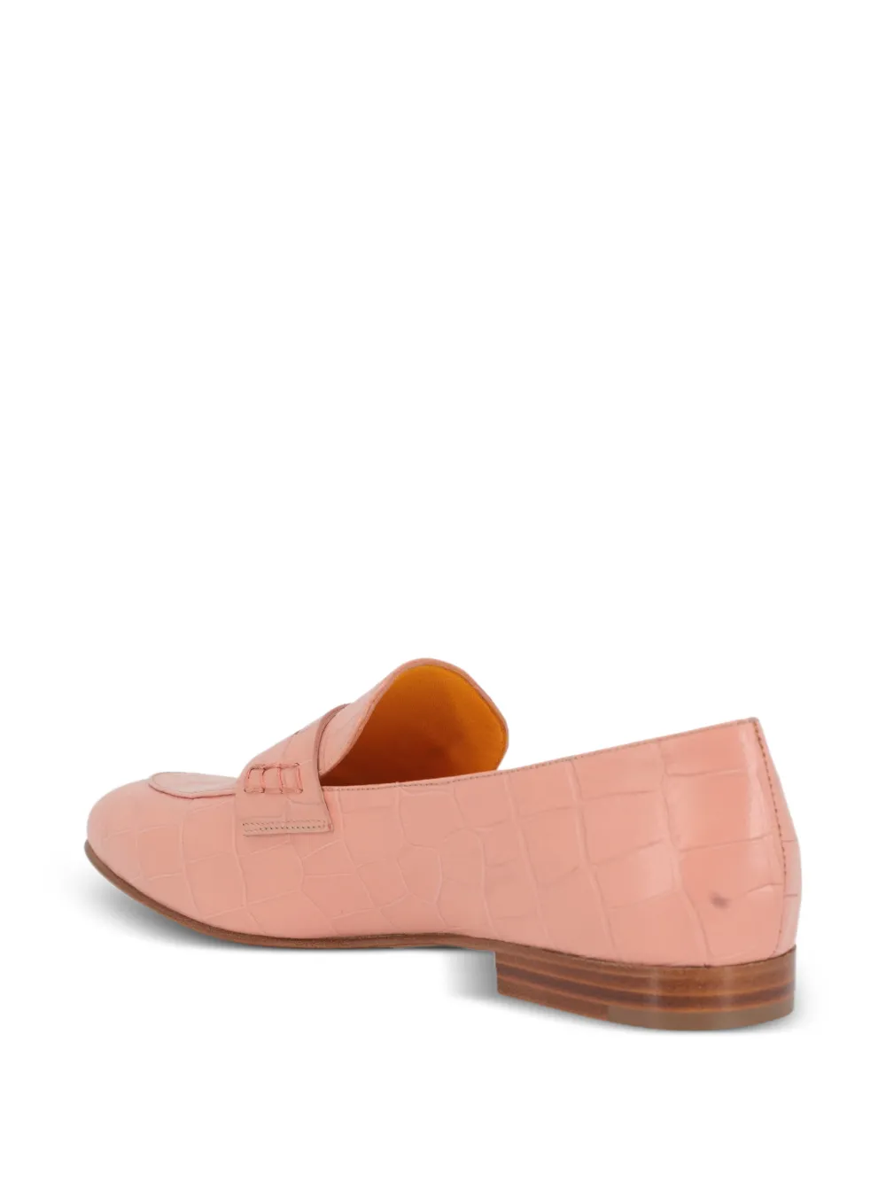 Madison.Maison Loafers met krokodillen-reliëf Roze