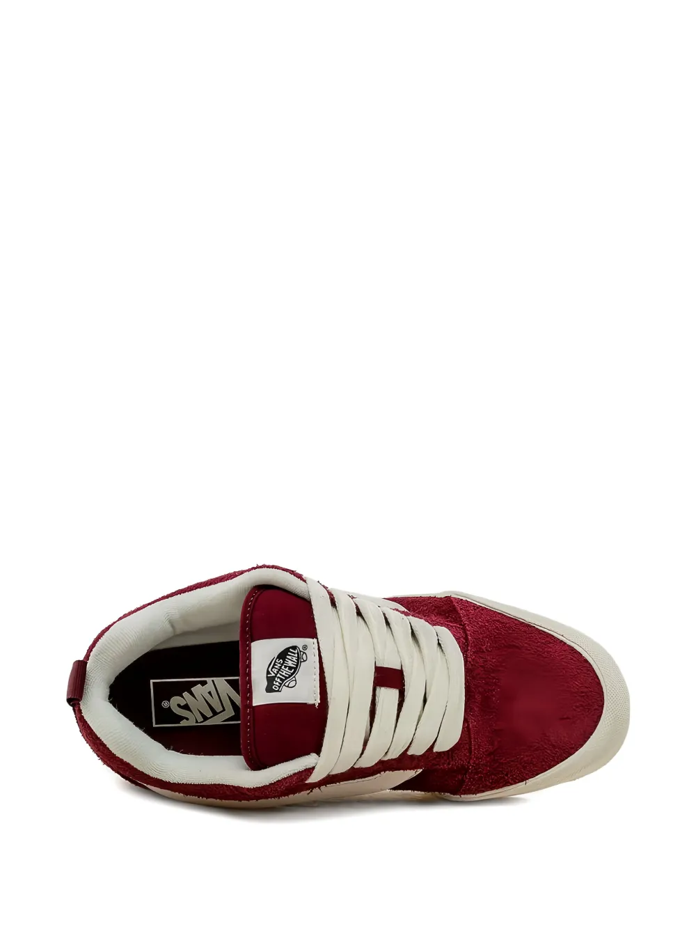 Vans Knu Skool low-top sneaker Rood