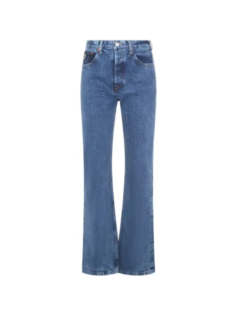 LOIS JEANS  flare-jeans med logotyp