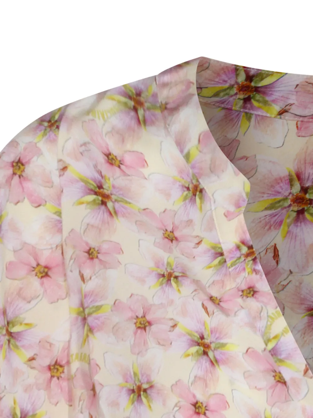  Zadig&voltaire Floral-print Long-sleeve Blouse - Neutrals 