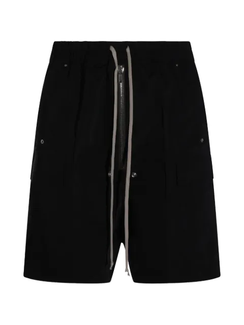 Rick Owens zip drawstring shorts