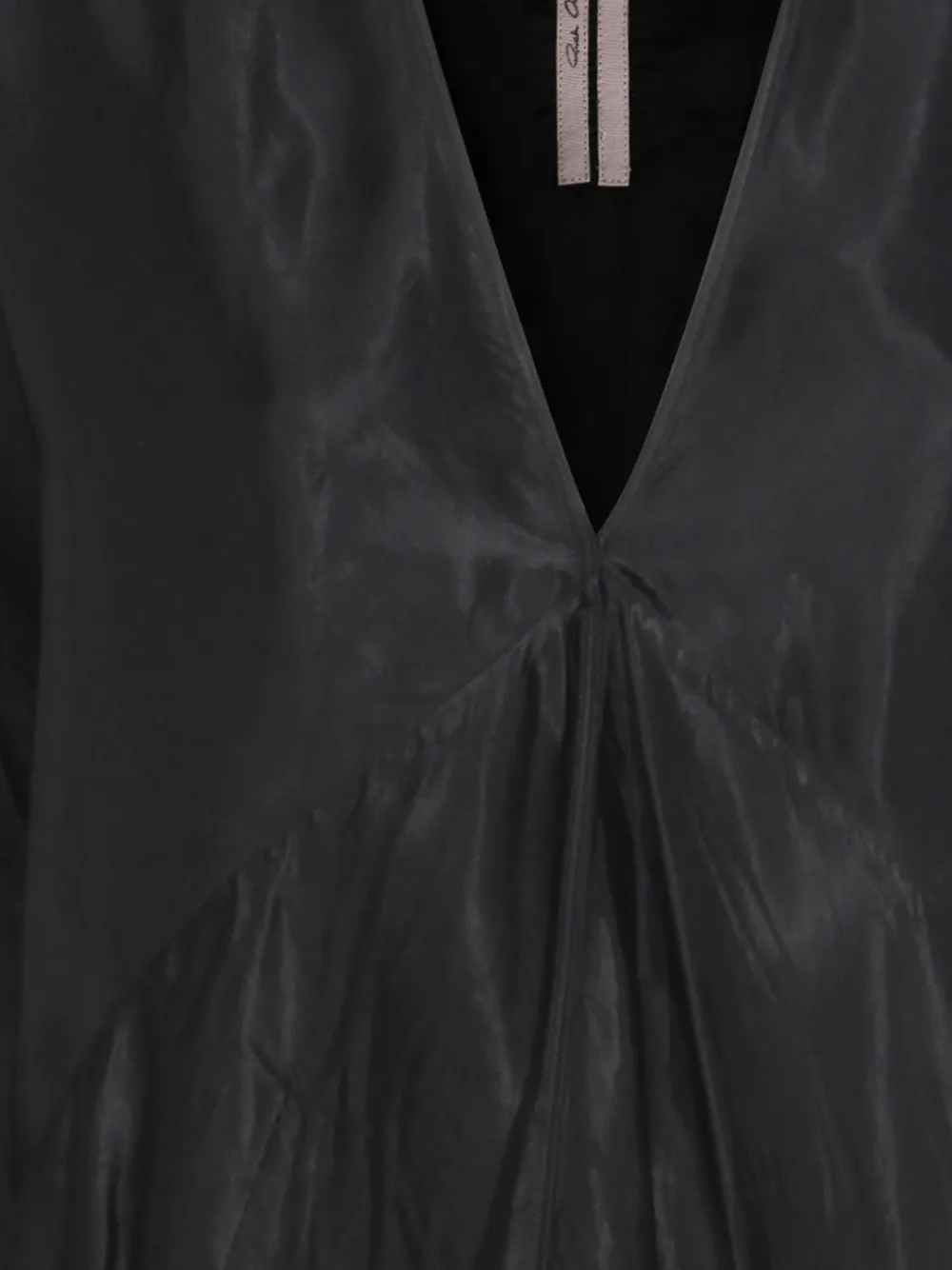 Rick Owens Maxi-jurk met V-hals Zwart