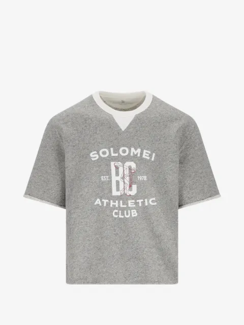 Brunello Cucinelli logo-print T-shirt
