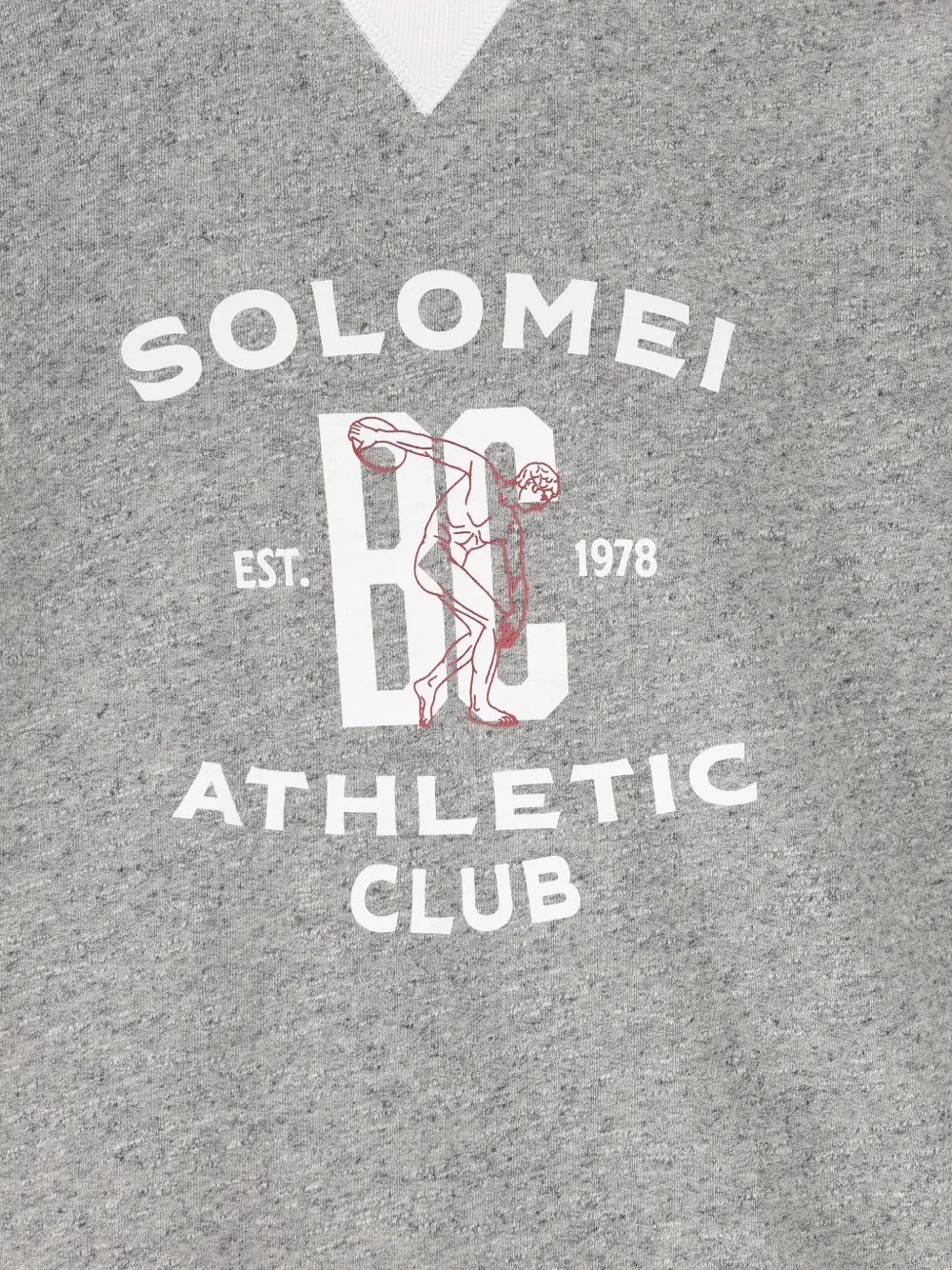 Brunello Cucinelli T-shirt met logoprint Grijs