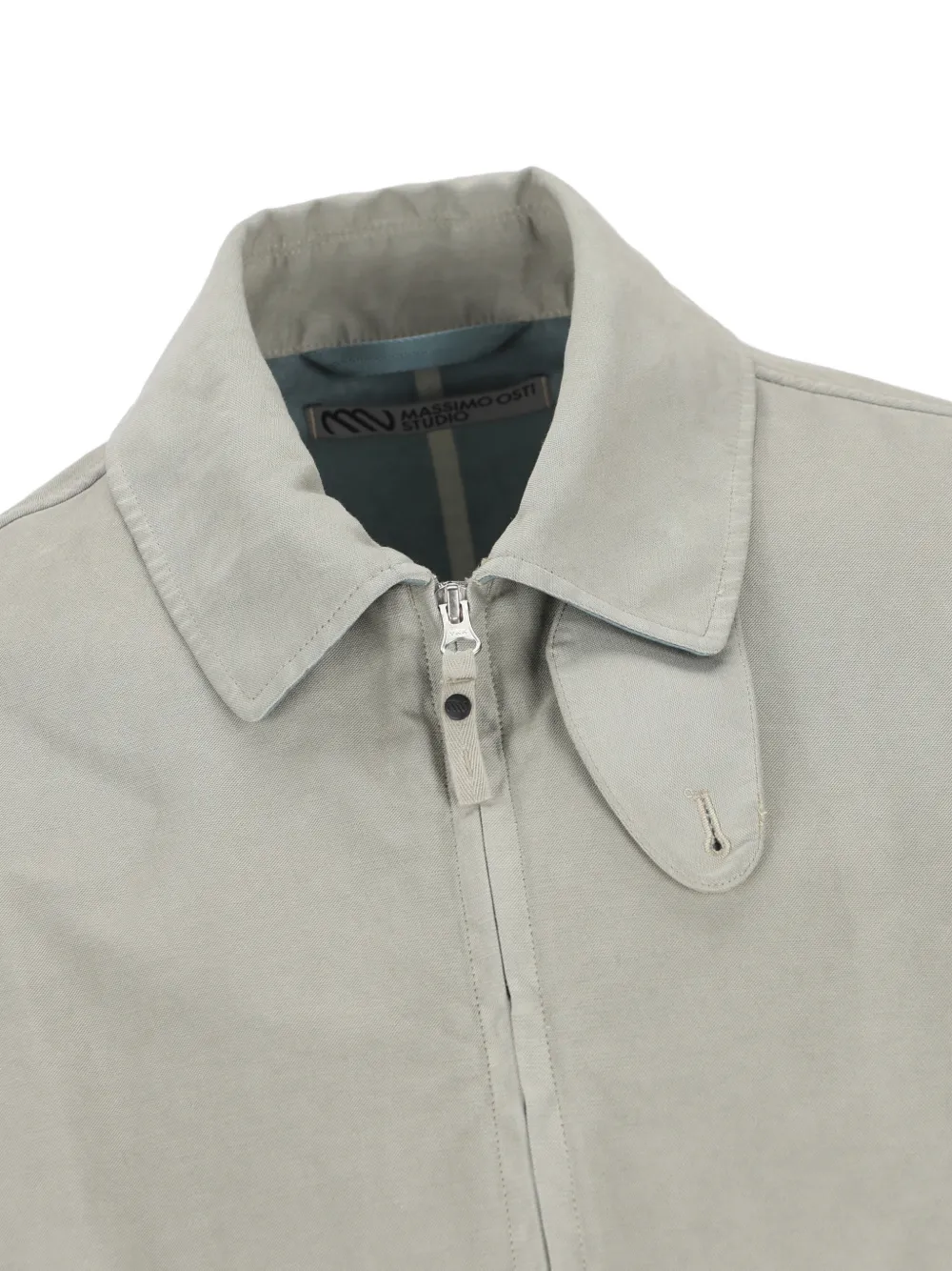  Massimo Osti Studio Polo Collar Bomber Jacket - Neutrals 