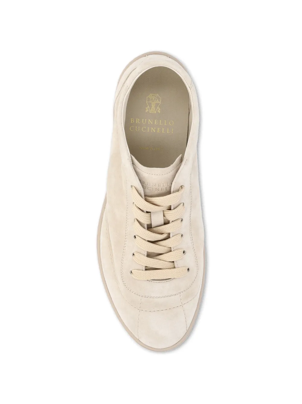 Brunello Cucinelli suede sneakers Beige