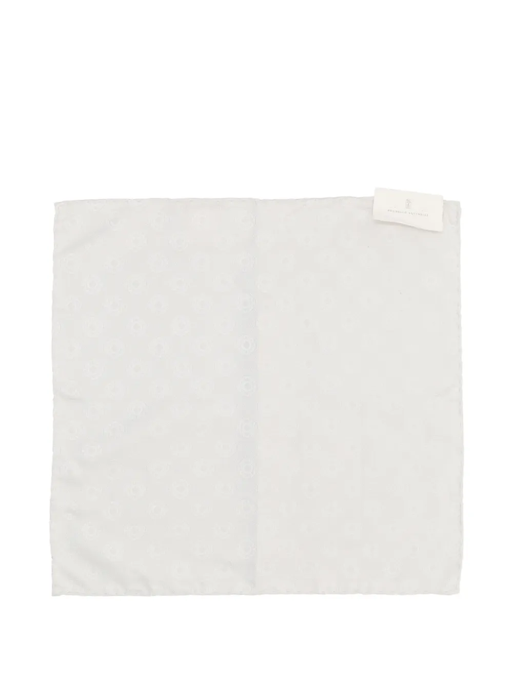 Brunello Cucinelli floral-jacquard scarf - Toni neutri