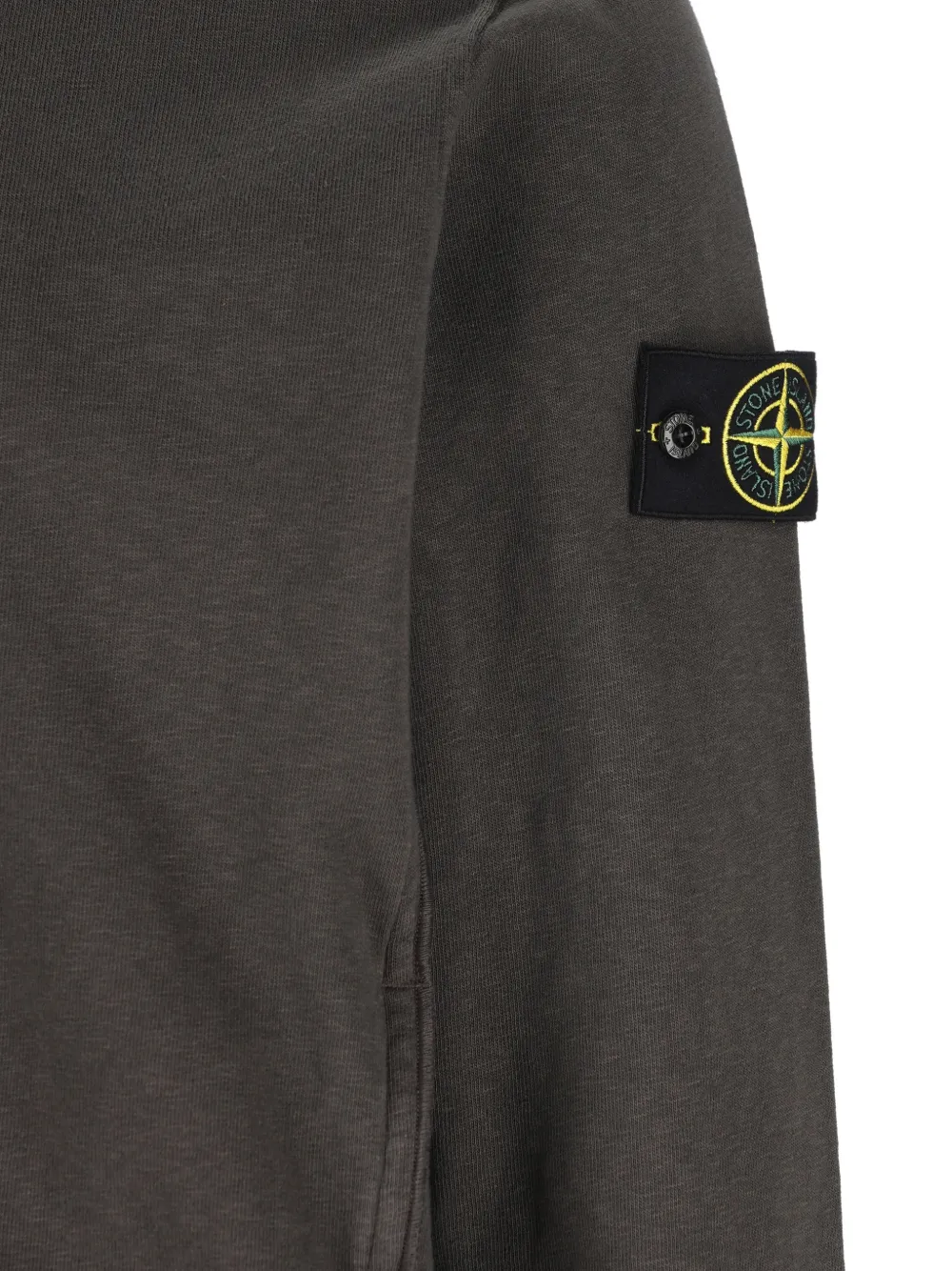 Stone Island Hoodie met rits Grijs