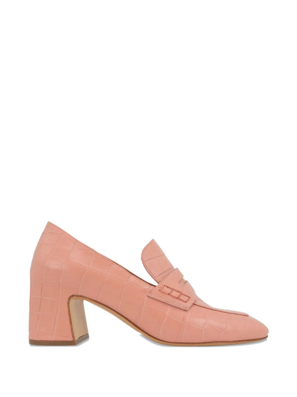 Madison.Maison leather loafers - Rosa