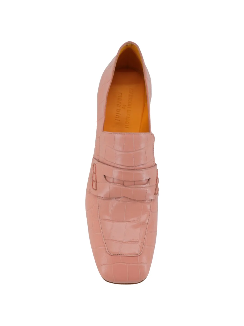 Madison.Maison Leren loafers Roze