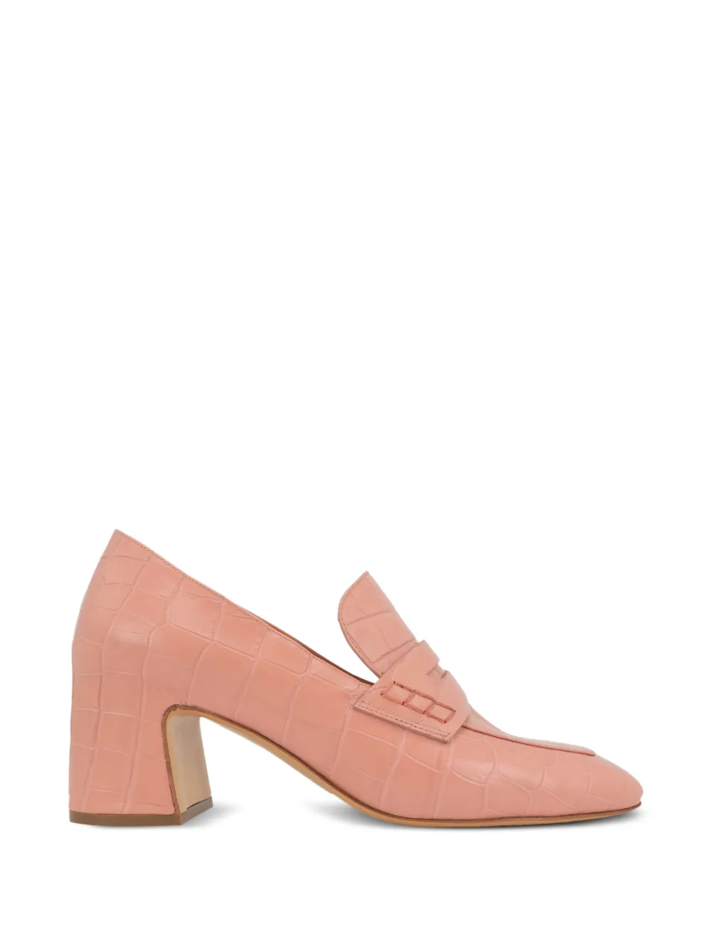 Madison.Maison Leren loafers Roze