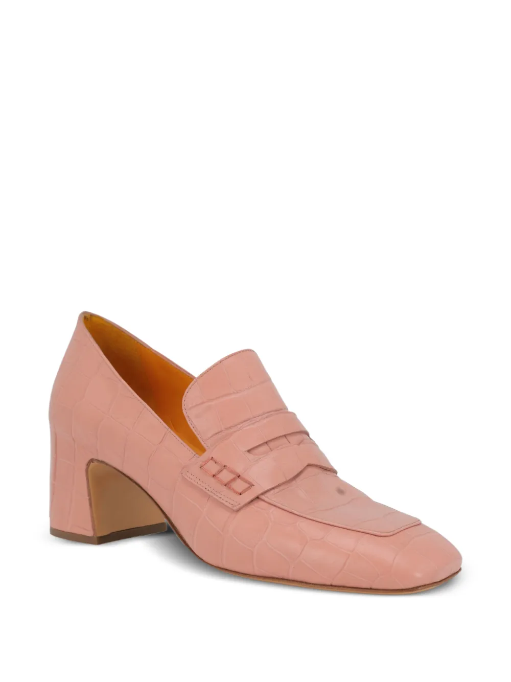 Madison.Maison Leren loafers Roze