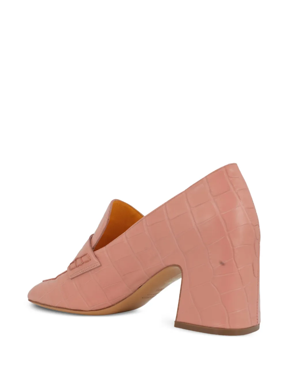 Madison.Maison Leren loafers Roze