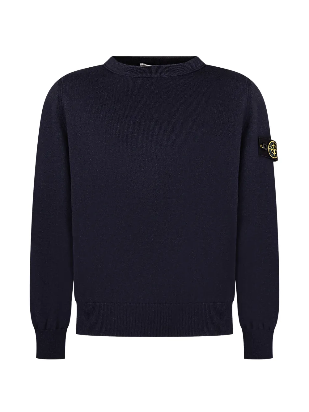 Stone Island Junior logo-patch sweater - Blu