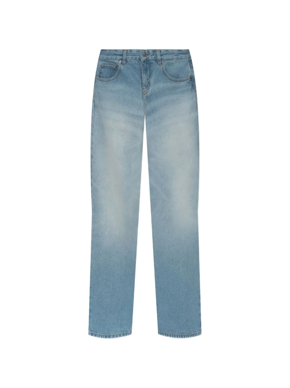 Victoria Beckham button-fastening straight jeans - Blu