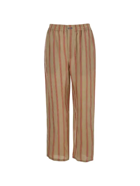 Saint Laurent striped elasticated-waist trousers