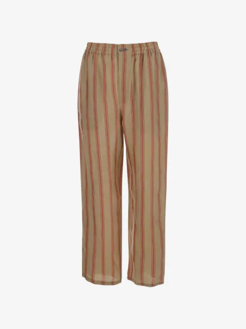 Saint Laurent pantalones con pretina elástica