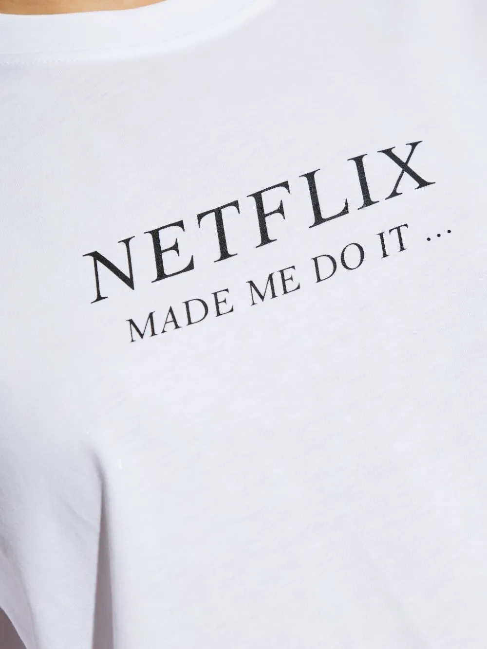 Victoria Beckham T-shirt met tekst Wit