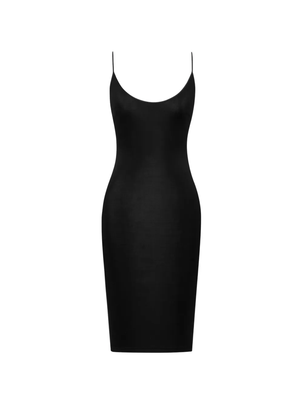 Saint Laurent Cassandre open-back dress - Black