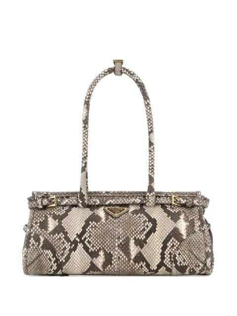 Prada mellemstor Bonnie tote med tryk