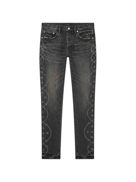 Purple Brand Skinny Twist Hotfix skinny jeans