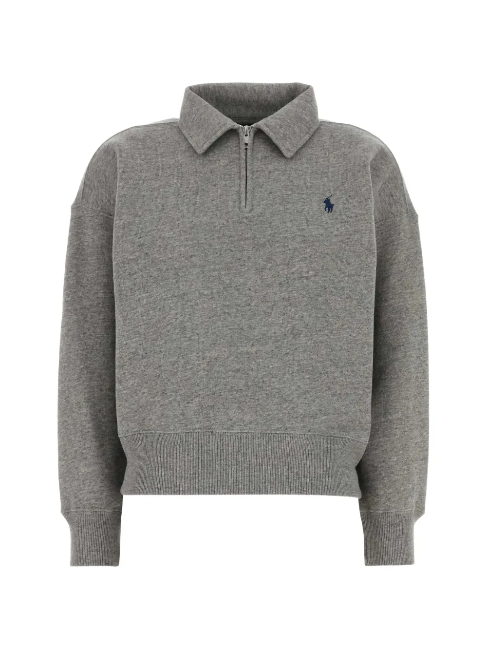 Polo Ralph Lauren zip polo shirt - Grigio