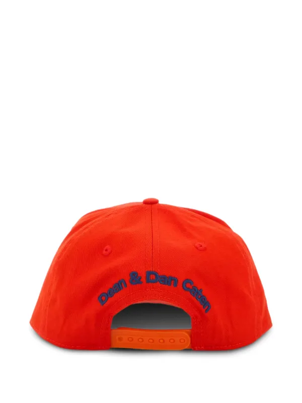 DSQUARED2 Dsquared2 Logo Patch Baseball Cap | Orange | FARFETCH