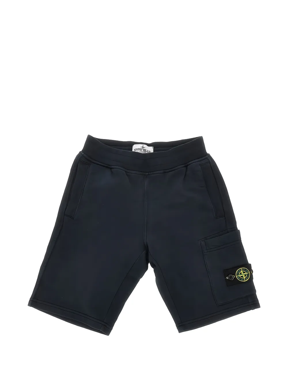 Stone Island Junior Compass-badge shorts - Blu