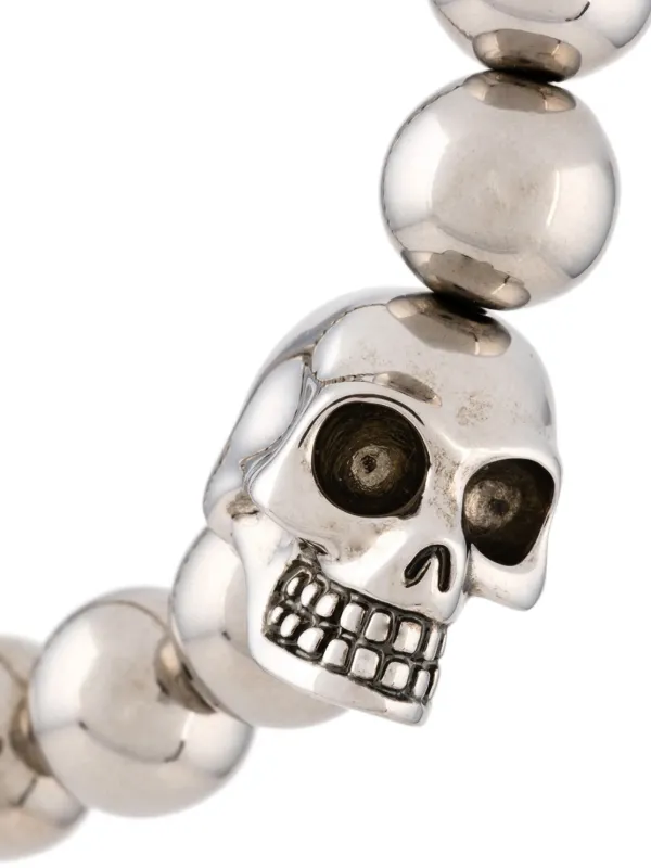 Alexander McQueen Skull Ball Bracelet | Silver | FARFETCH