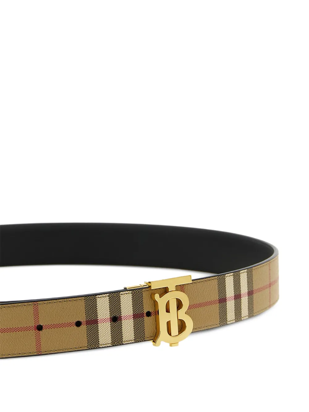  Burberry Check-pattern Belt - Neutrals 