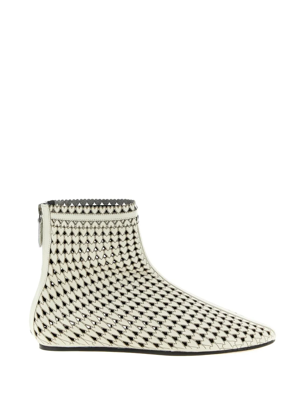 ISABEL MARANT Ferix leather ankle boots - Toni neutri