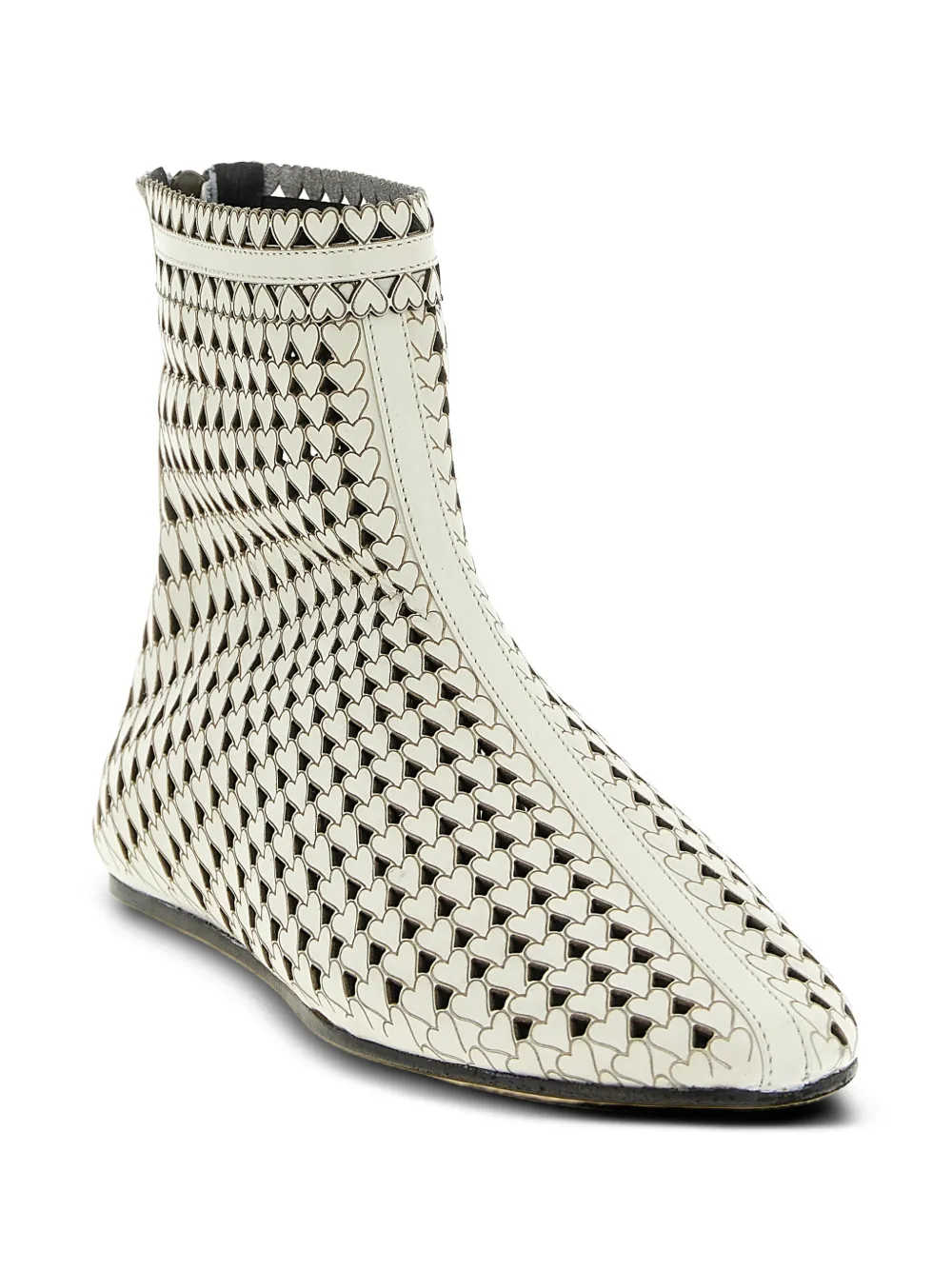 ISABEL MARANT Ferix leather ankle boots Beige