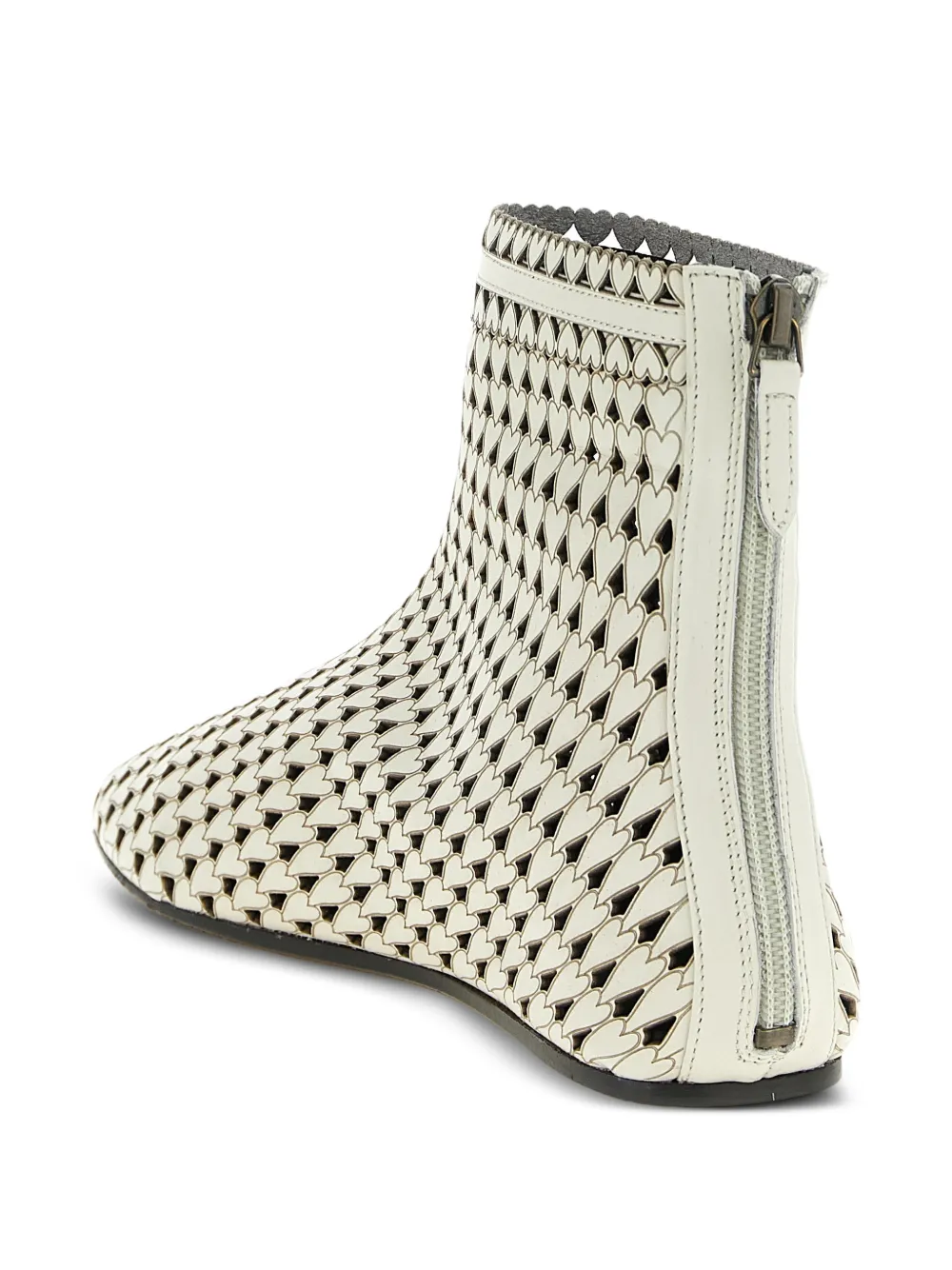 ISABEL MARANT Ferix leather ankle boots Beige