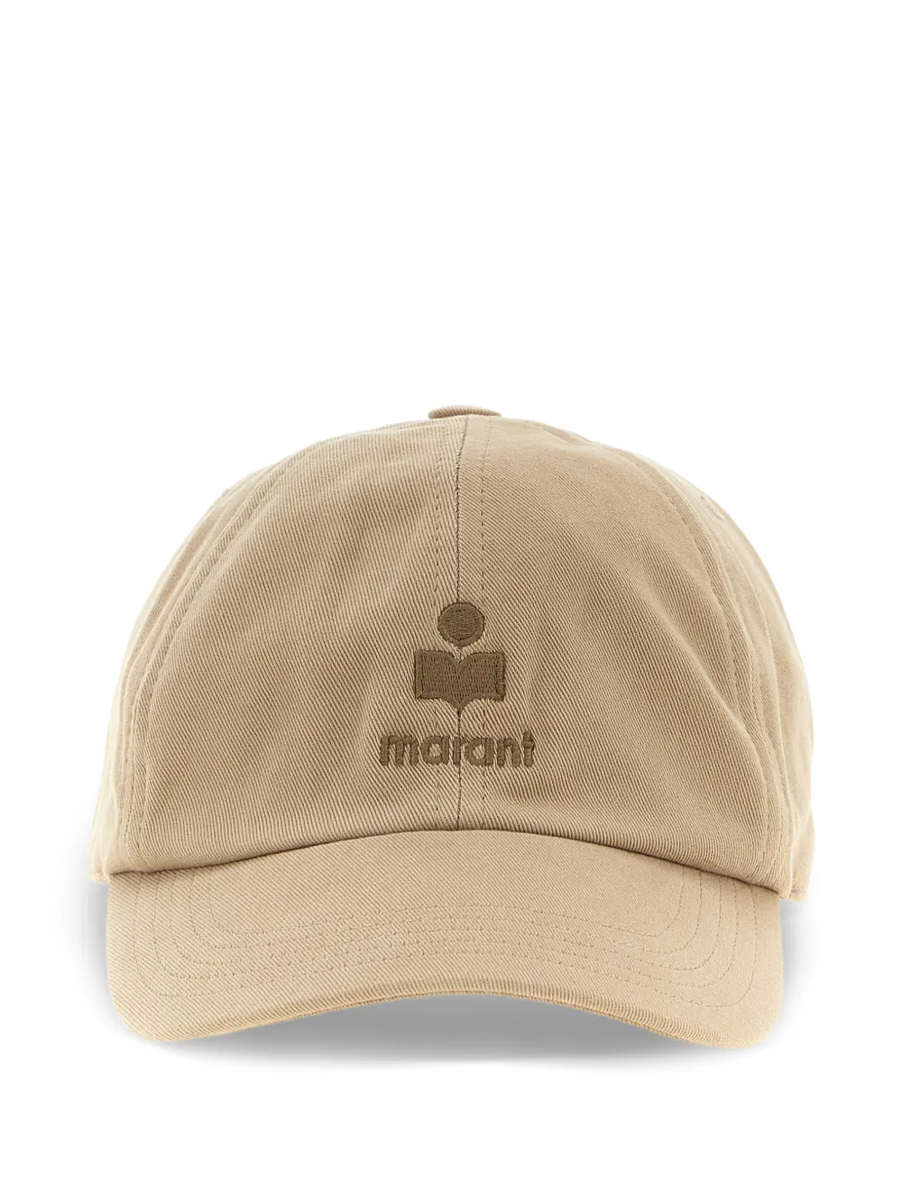 ISABEL MARANT embroidered-logo baseball cap - Toni neutri