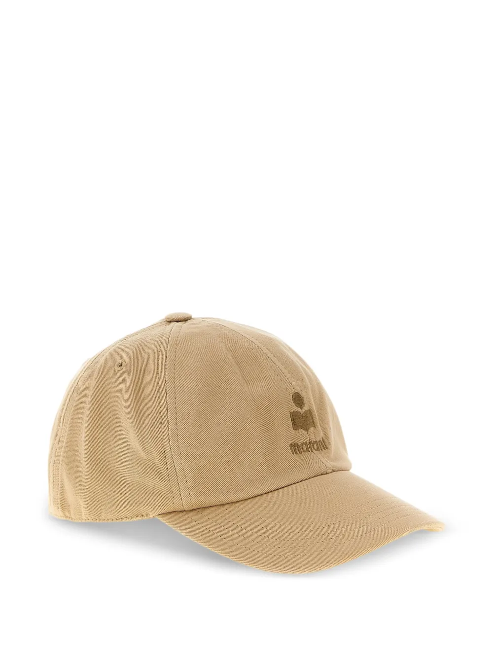  Isabel Marant Embroidered-logo Baseball Cap - Neutrals 