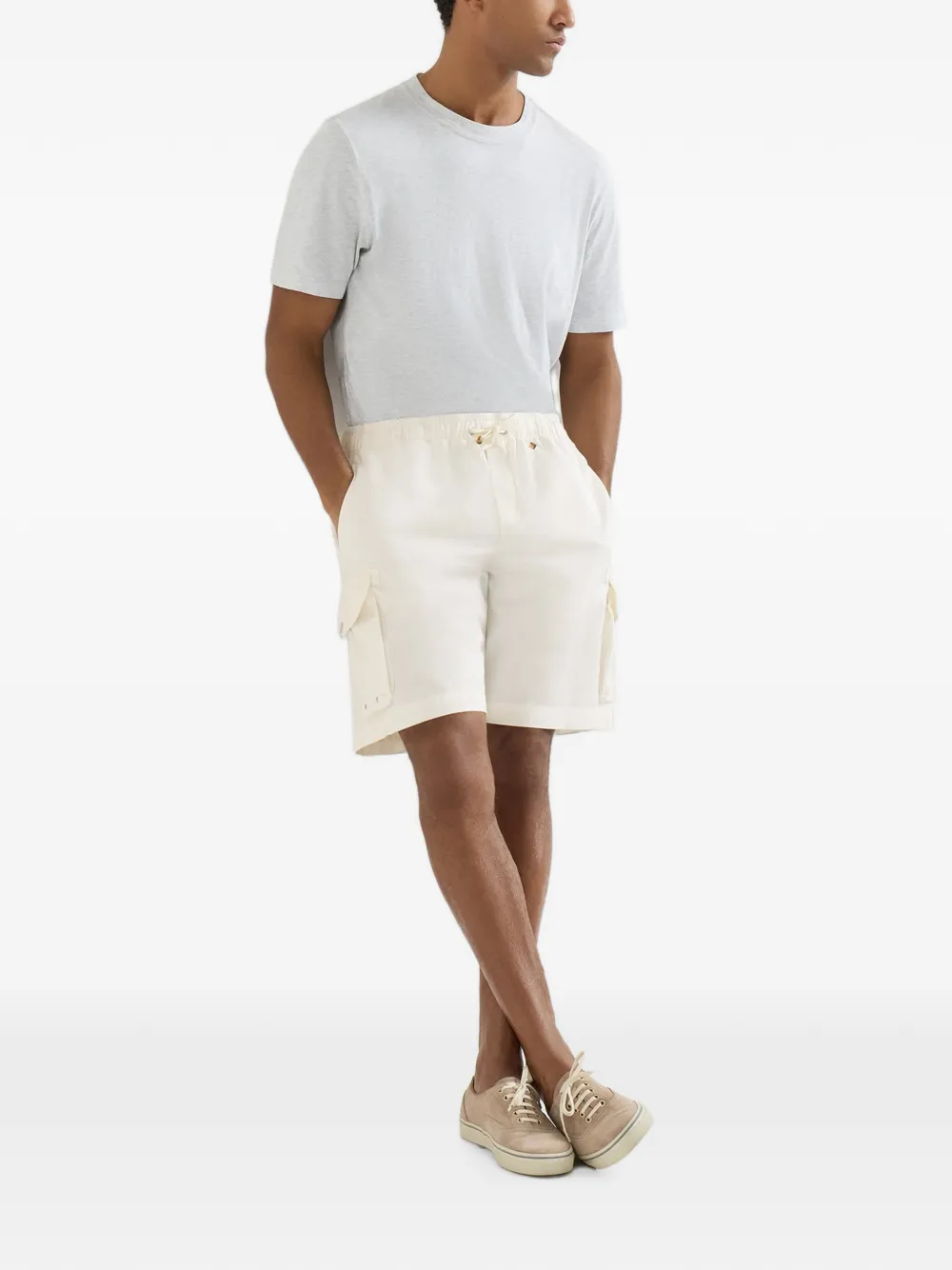 Brunello Cucinelli Cargo shorts Beige