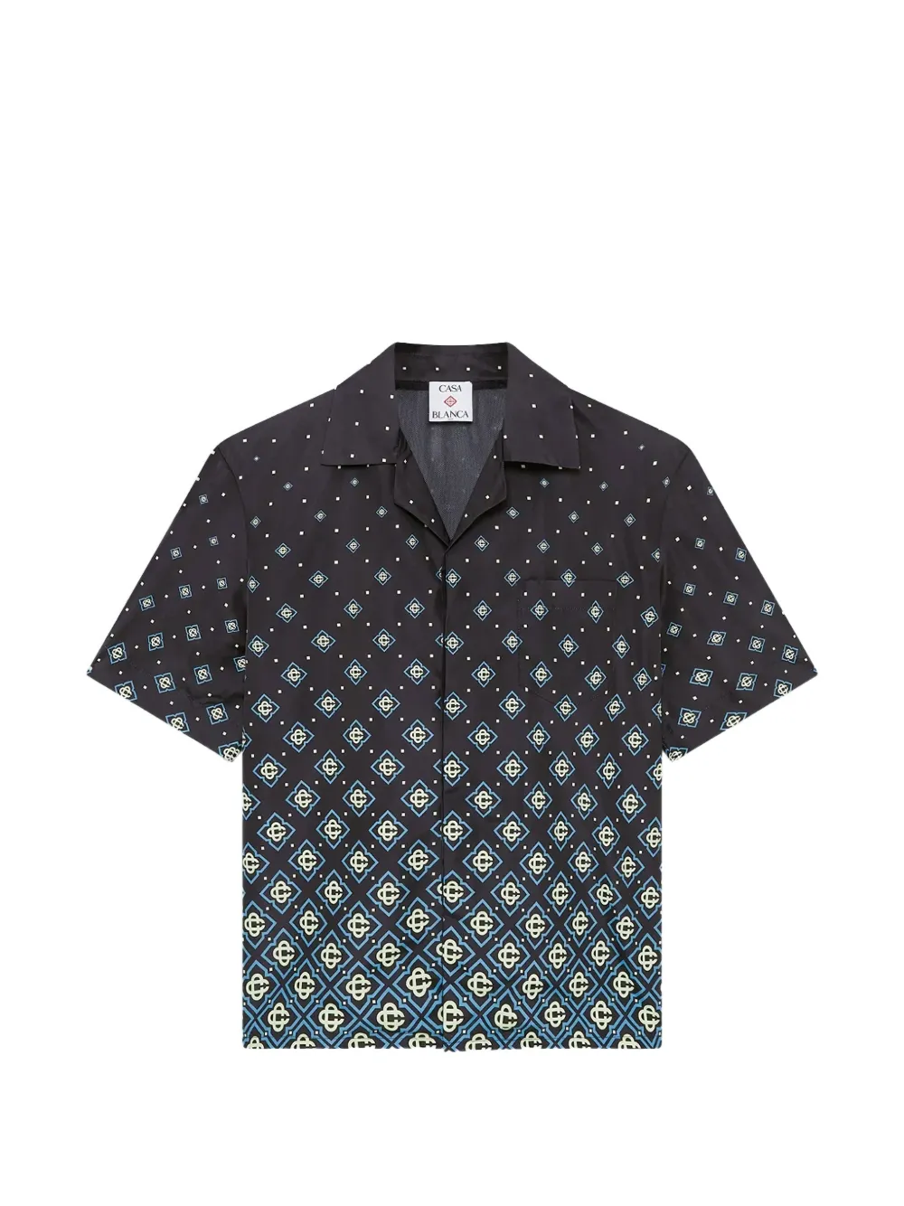 Casablanca monogram printed shirt - Nero