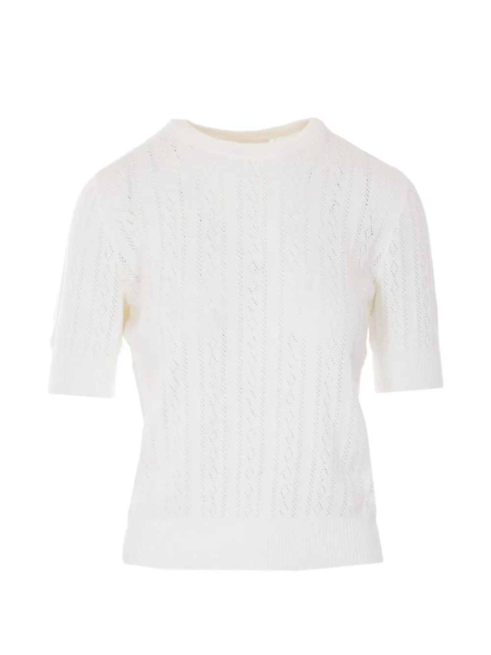 Lisa Yang Maglione girocollo - Bianco