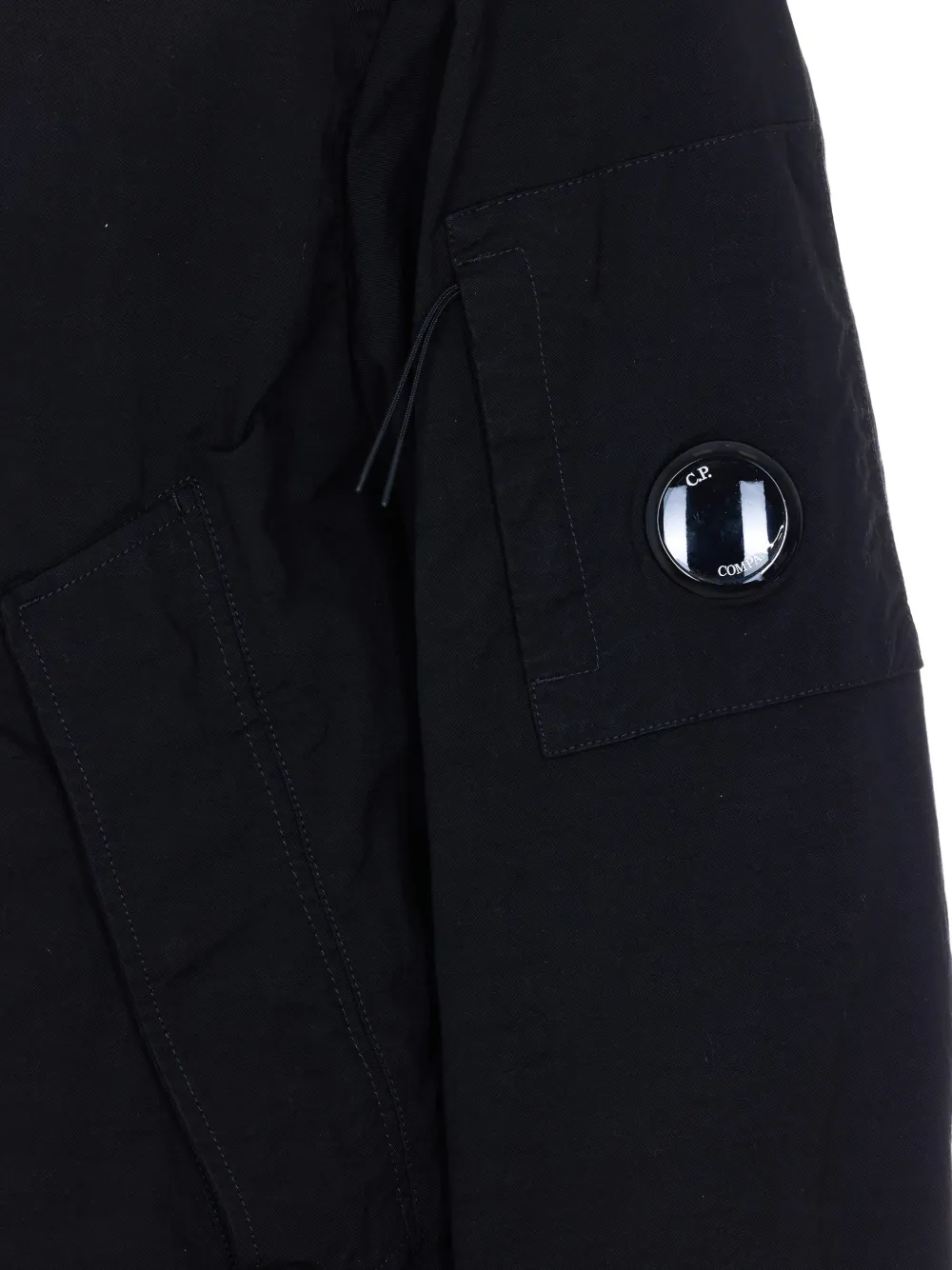 C.P. Company Katoenen jack met capuchon Zwart